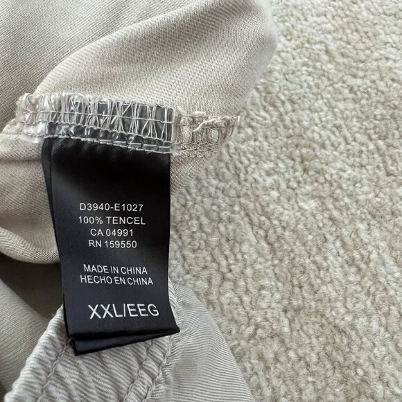 NWT Hilary Radley Tencel Pull On Drawstring Grey Pants XXL - Picture 13 of 14